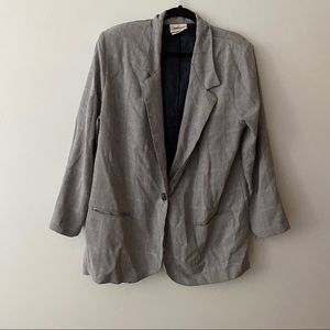 Worthington VINTAGE Plaid Blazer